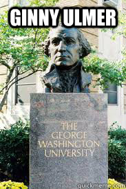 Ginny Ulmer   Ironic GWU