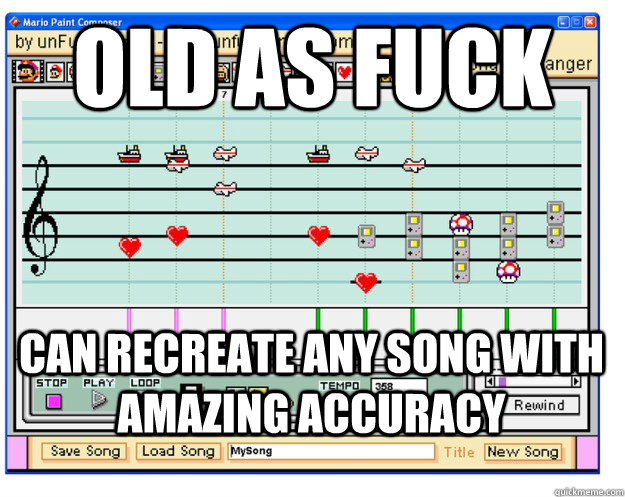 Old as fuck Can recreate any song with amazing accuracy - Old as fuck Can recreate any song with amazing accuracy  Misc