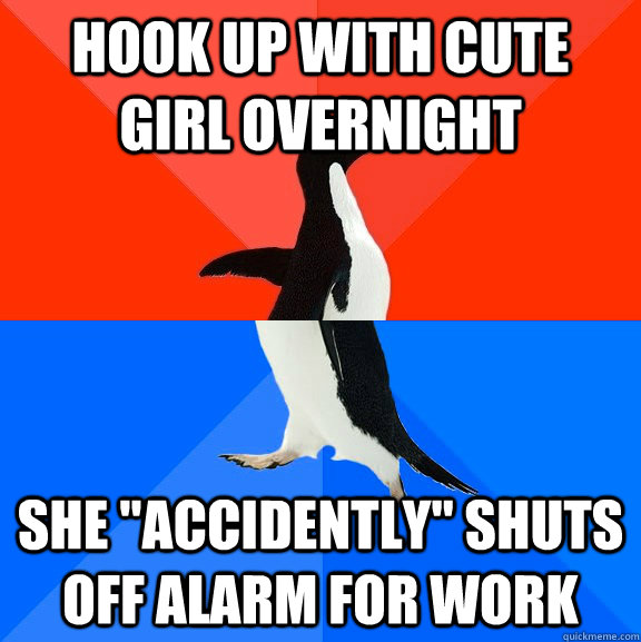 hook up with cute girl overnight she 