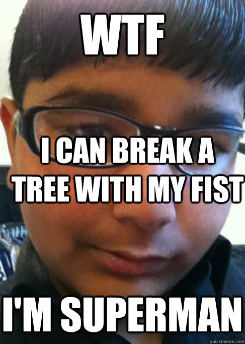 WTF I CAN BREAK A TREE WITH MY FIST I'm SUPERMAN  Minecraft Noob