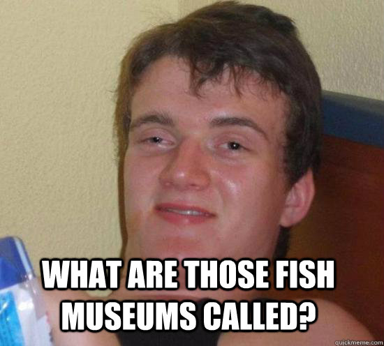  what are those fish museums called? -  what are those fish museums called?  Misc