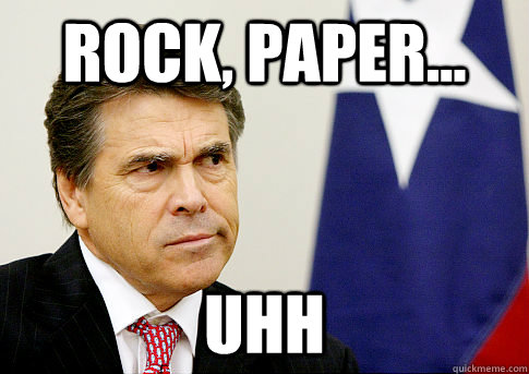 Rock, Paper... Uhh  