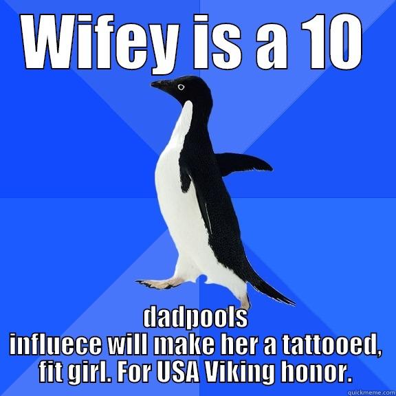 for the record penguin - WIFEY IS A 10 DADPOOLS INFLUECE WILL MAKE HER A TATTOOED, FIT GIRL. FOR USA VIKING HONOR. Socially Awkward Penguin