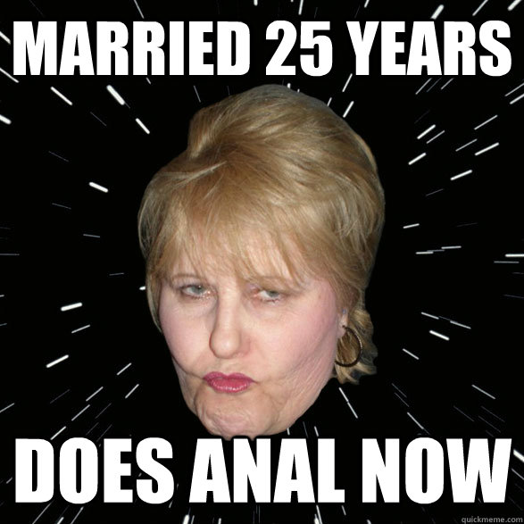 Married 25 years Does anal now  