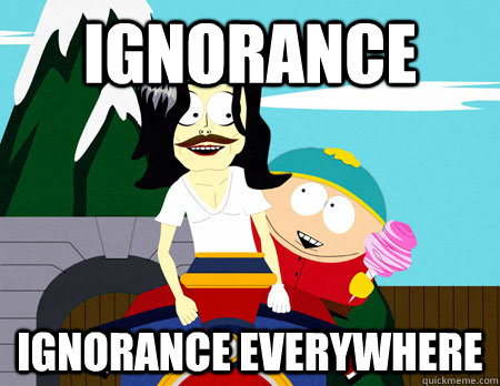 ignorance ignorance everywhere  Ignorant micheal jackson