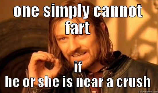ONE SIMPLY CANNOT FART IF HE OR SHE IS NEAR A CRUSH Boromir