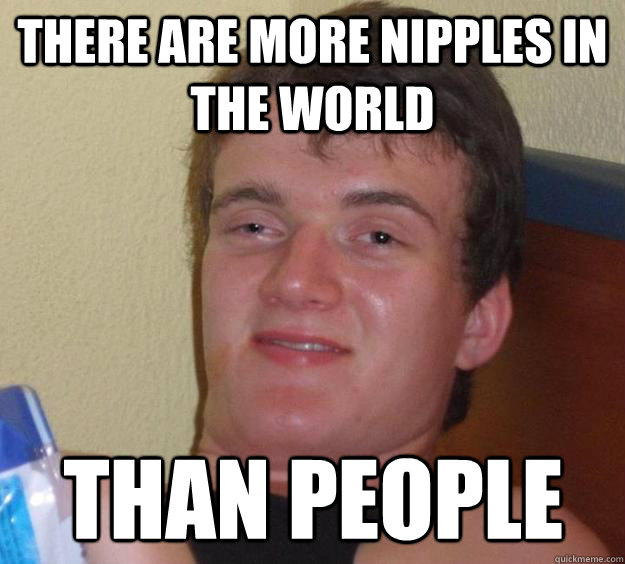 There are more nipples in the world than people - There are more nipples in the world than people  Misc