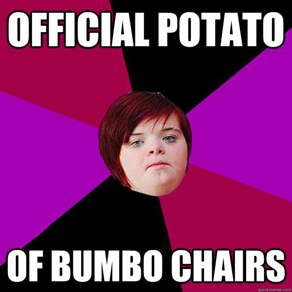 official potato of bumbo chairs  Potato Girl
