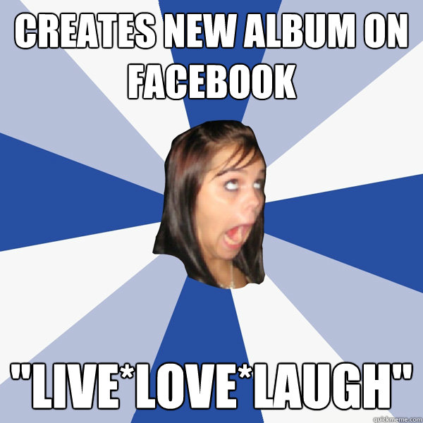 Creates new album on facebook 