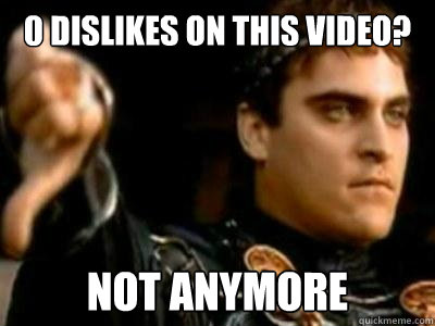 0 dislikes on this video? Not anymore  Downvoting Roman