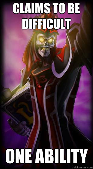Claims to be difficult One ability - Claims to be difficult One ability  Karthus meme