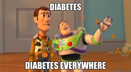 Diabetes Diabetes everywhere - Diabetes Diabetes everywhere  Buzz Glitter