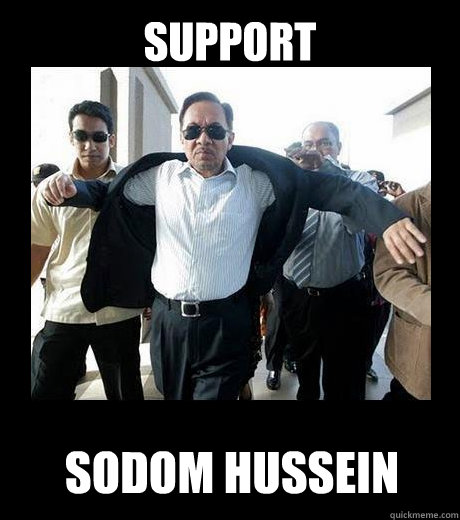 SUPPORT SODOM HUSSEIN  
