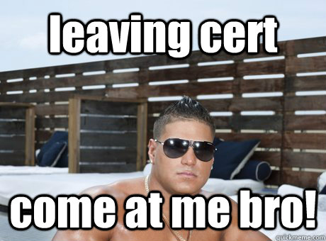 leaving cert come at me bro!  