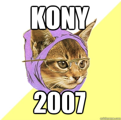 KONY 2007  Hipster Kitty