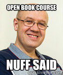 open book course nuff said  Zaney Zinke