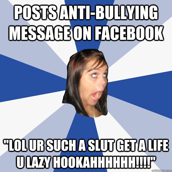 Posts anti-bullying message on Facebook 