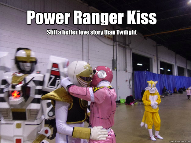Power Ranger Kiss Still a better love story than Twilight - Power Ranger Kiss Still a better love story than Twilight  Power Ranger Kiss