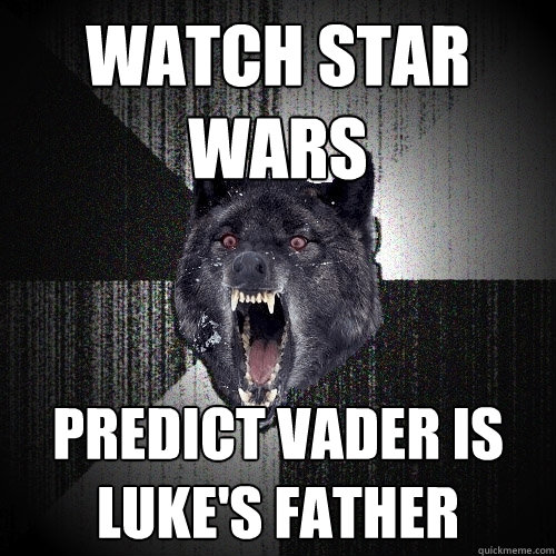 watch Star Wars predict Vader is Luke's father  Insanity Wolf