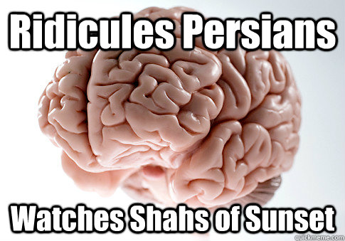 Ridicules Persians Watches Shahs of Sunset  Scumbag Brain