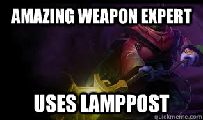 Amazing weapon expert uses lamppost  - Amazing weapon expert uses lamppost   Misc