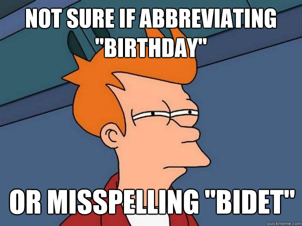 Not sure if abbreviating 