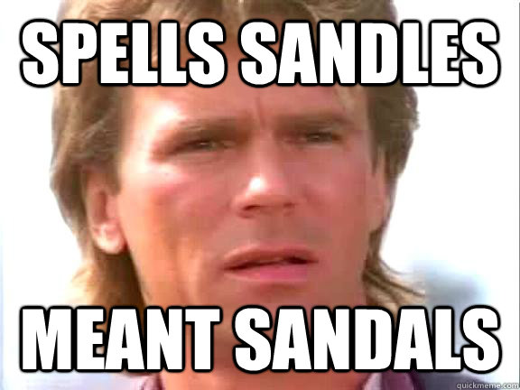 Spells sandles Meant sandals  