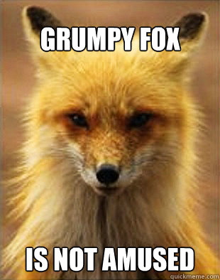 Grumpy Fox memes | quickmeme