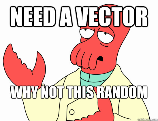 Need a vector Why not this random one?  Why not zoidberg-baby