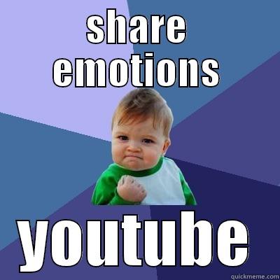 SHARE EMOTIONS YOUTUBE Success Kid