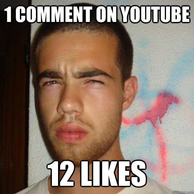 1 comment on youtube 12 likes  Successful Fabio
