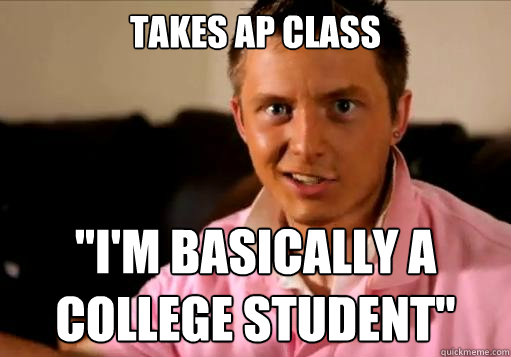 takes ap class 