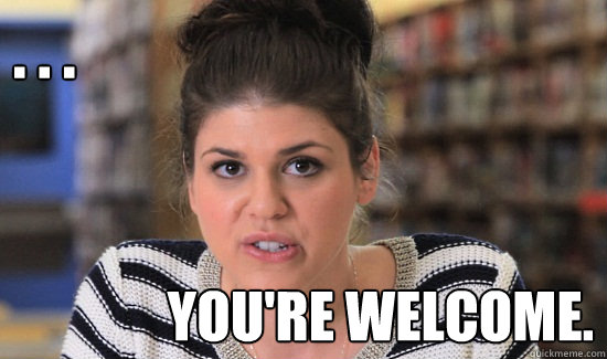 . . . You're welcome. - . . . You're welcome.  Sadie saxton