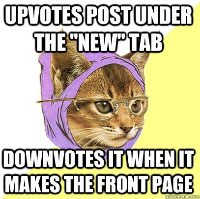 Upvotes post under the 