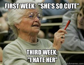 First Week:  