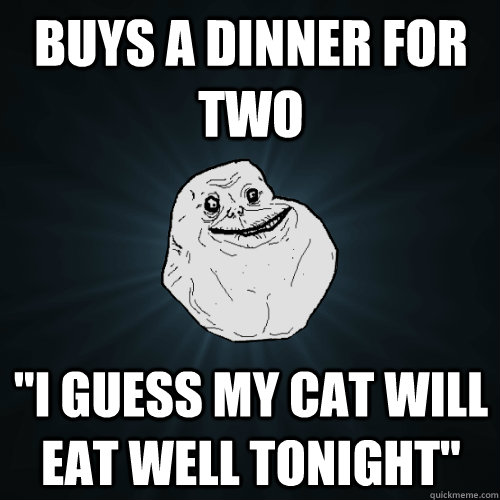 buys a dinner for two 