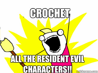 Crochet All the Resident evil characters!!  All The Things