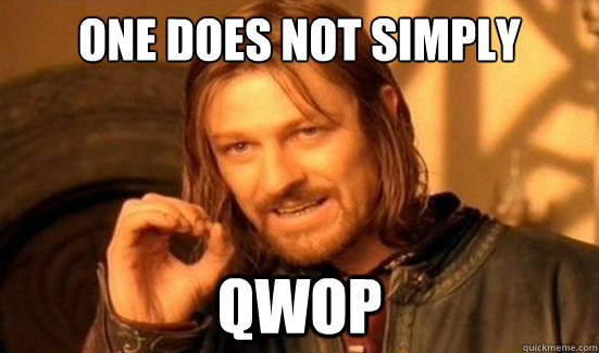 One Does Not Simply QWOP  Boromir