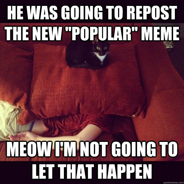 He was going to repost the new 