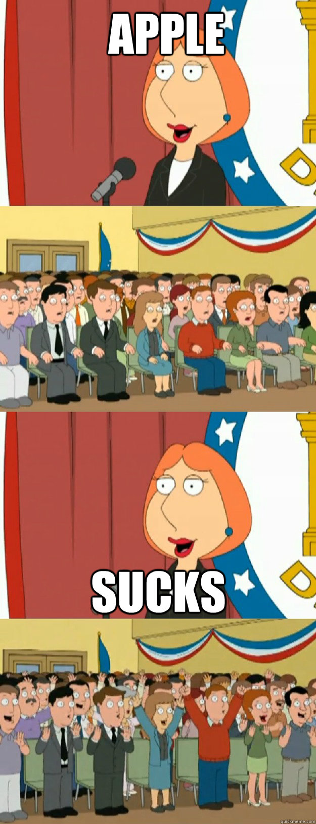 Apple sucks - Apple sucks  Lois Griffin