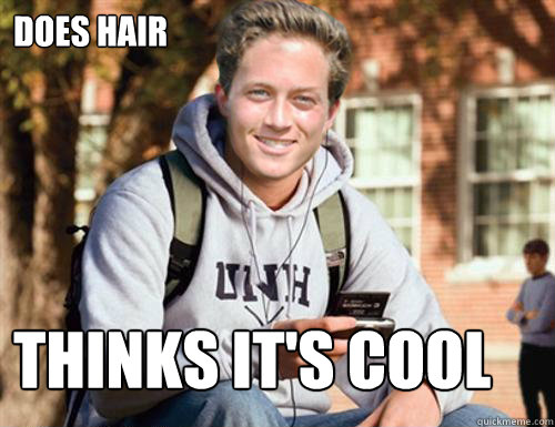 Does hair thinks it's cool  Fresh Robin
