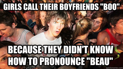 Girls call their boyfriends 