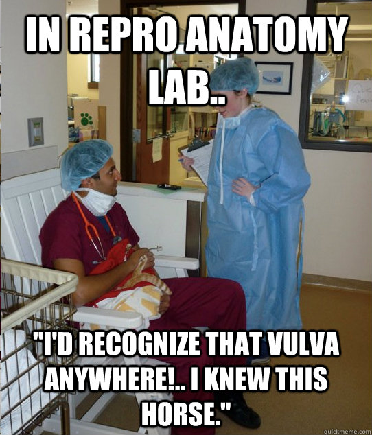 In repro anatomy lab.. 