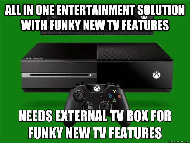all in one entertainment solution with funky new tv features Needs external tv box for funky new tv features
 - all in one entertainment solution with funky new tv features Needs external tv box for funky new tv features
  Misc