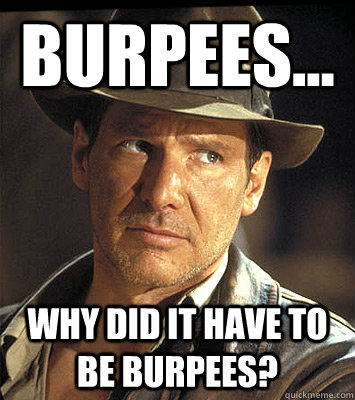 Burpees... Why did it have to be burpees? - Burpees... Why did it have to be burpees?  Misc