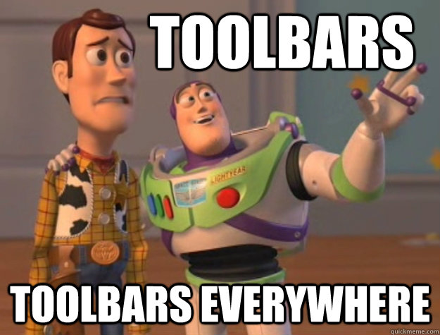 toolbars toolbars everywhere - toolbars toolbars everywhere  Buzz Lightyear