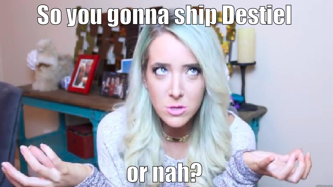 SO YOU GONNA SHIP DESTIEL OR NAH? Misc