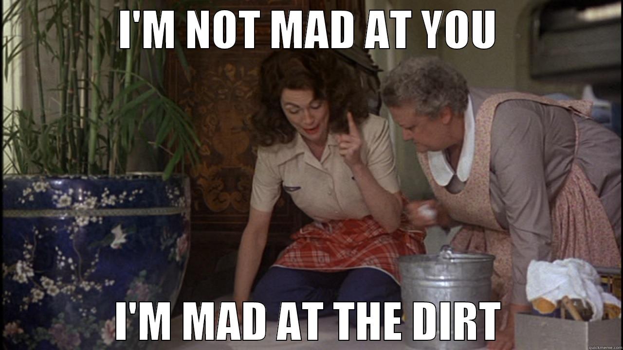 I'M NOT MAD AT YOU I'M MAD AT THE DIRT Misc.