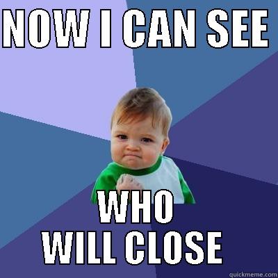 Closing Kid - NOW I CAN SEE  WHO WILL CLOSE  Success Kid
