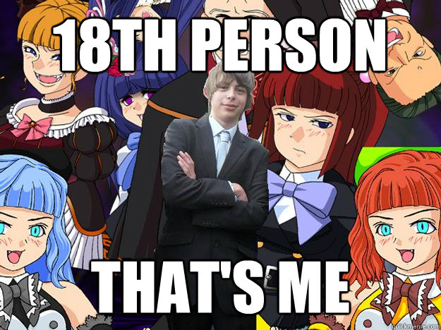 18th Person that's me  